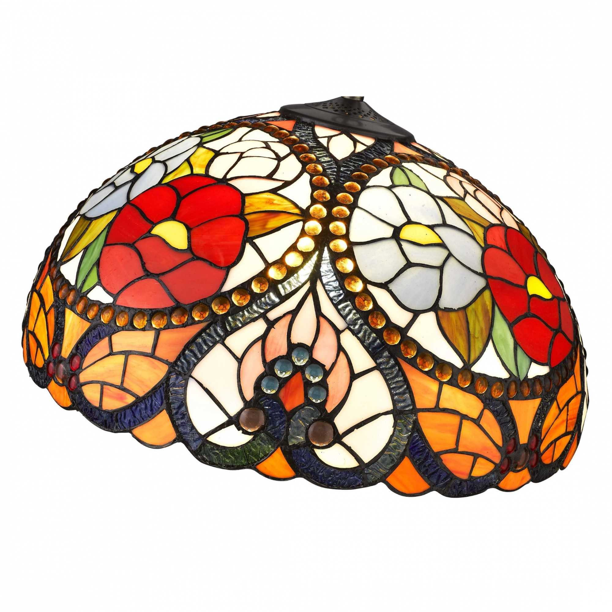 827-806-03 VELANTE Стиль Tiffany светильник подвесной, E27, 3x60W