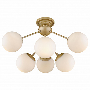 WE236.06.407 WERTMARK BOLITA светильник потолочный, E27, 6x60W