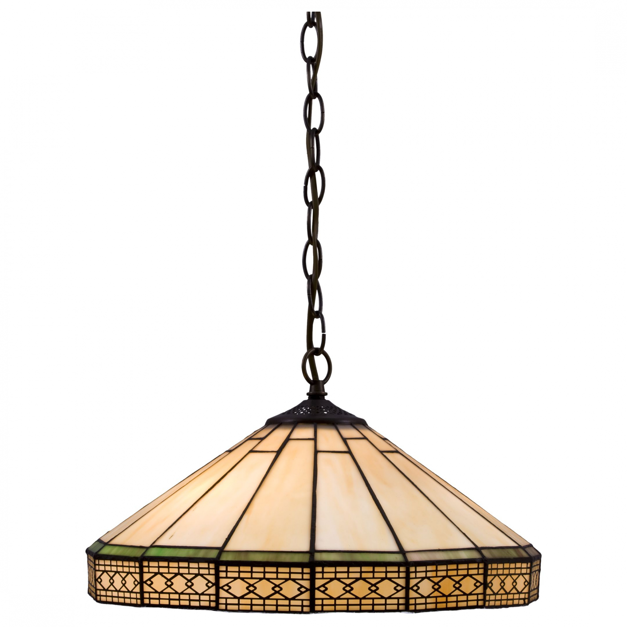 857-806-02 VELANTE Стиль Tiffany светильник подвесной, E27, 2x60W