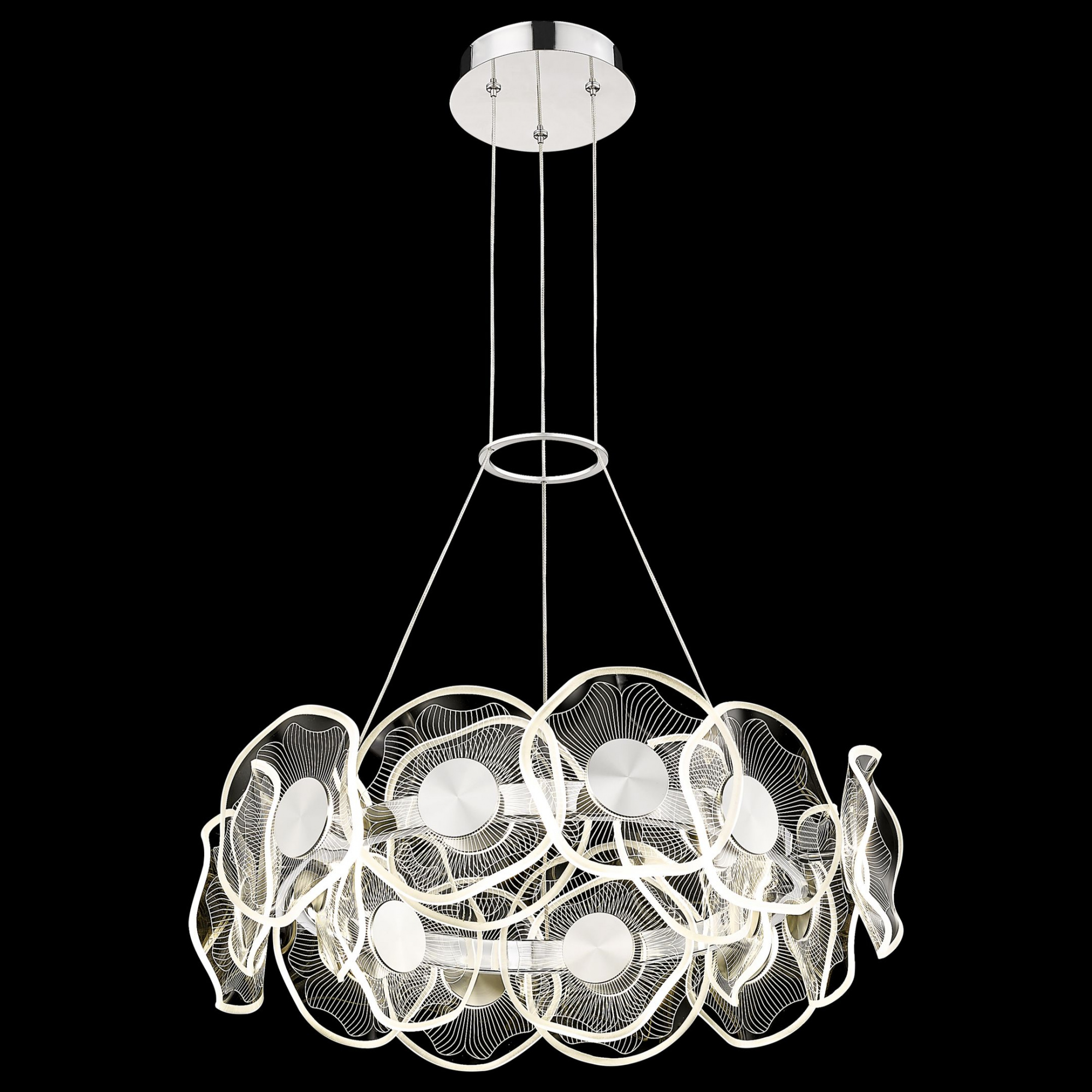 WE453.18.103 WERTMARK HELENA светильник подвесной, LED, 2x36W, 2700/4000/6500K