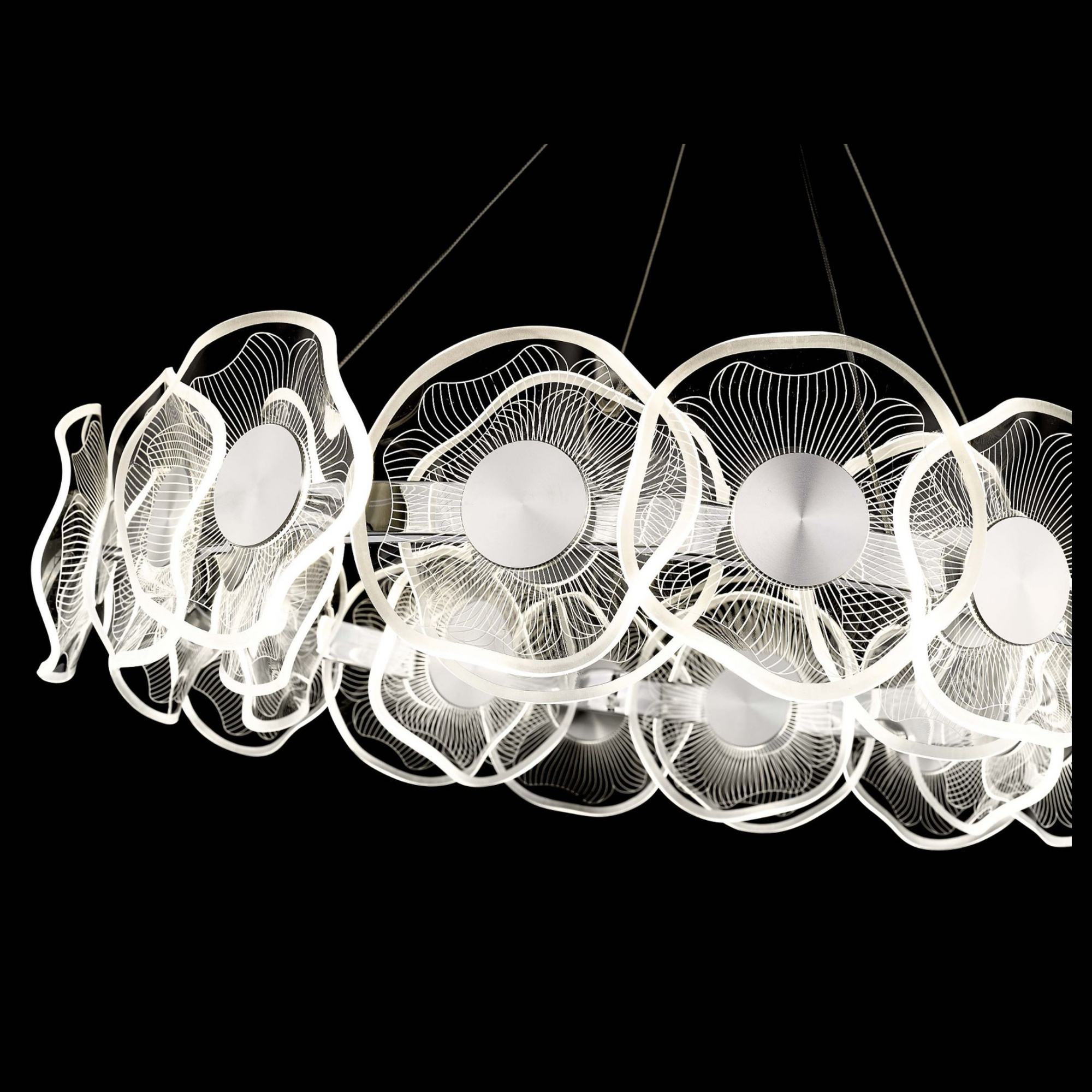 WE453.24.103 WERTMARK HELENA светильник подвесной, LED, 2x48W, 2700/4000/6500K