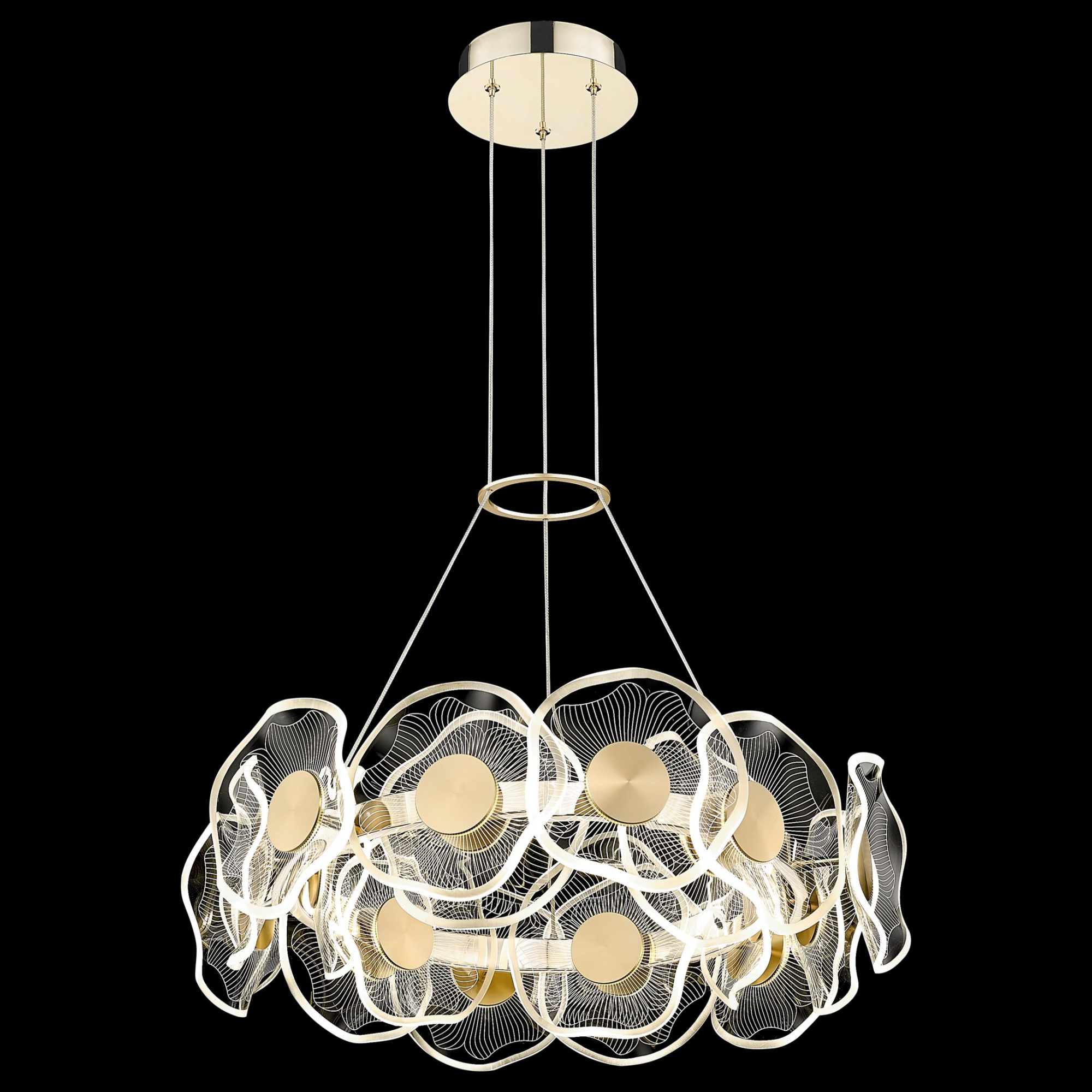 WE453.18.303 WERTMARK HELENA светильник подвесной, LED, 2x36W, 2700/4000/6500K