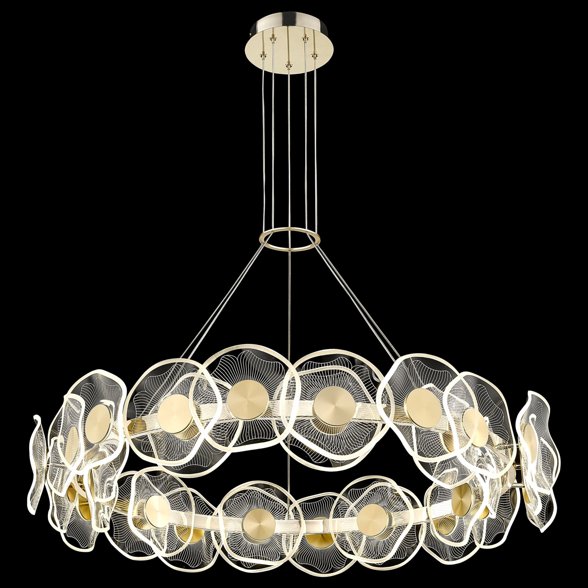 WE453.30.303 WERTMARK HELENA светильник подвесной, LED, 2x60W, 2700/4000/6500K