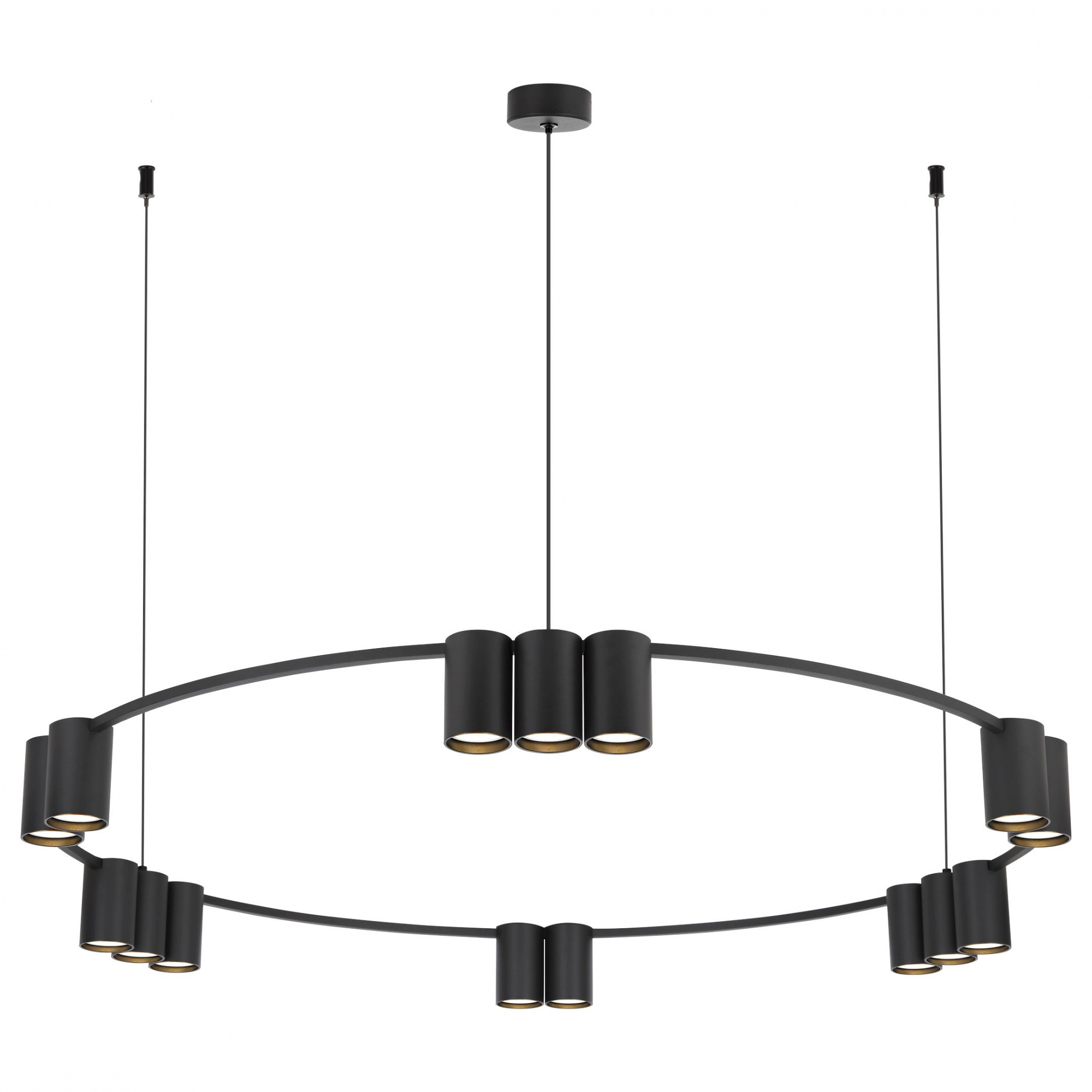 471-023-15 VELANTE Современный стиль светильник подвесной, GU10(LED), 15x15W