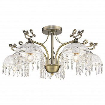 733-507-05 VELANTE Классический стиль светильник потолочный, E27, 5x60W