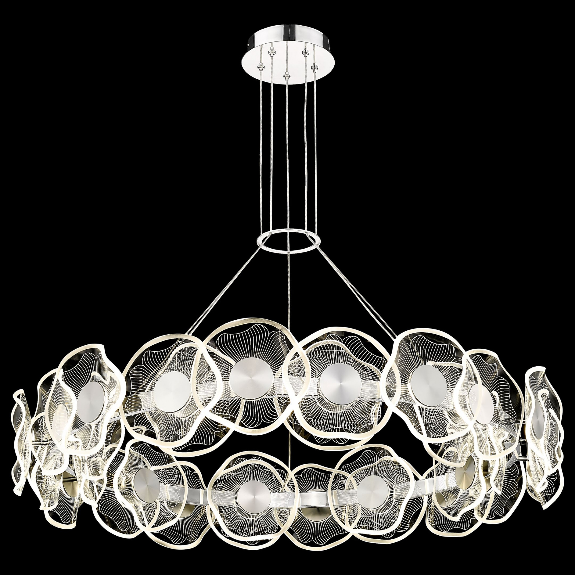 WE453.30.103 WERTMARK HELENA светильник подвесной, LED, 2x60W, 2700/4000/6500K