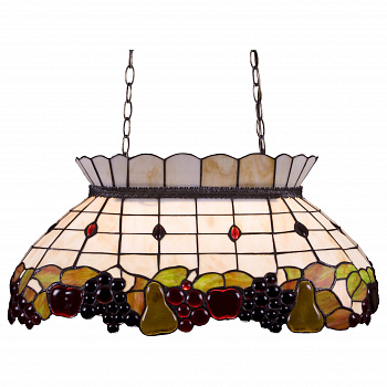 850-803-03 VELANTE Стиль Tiffany светильник подвесной, E27, 3x60W