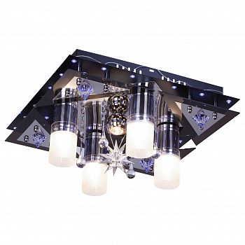 174-247-05 VELANTE Светильники с LED светильник потолочный E27(LED), 4x7W + MR11, 1x20W